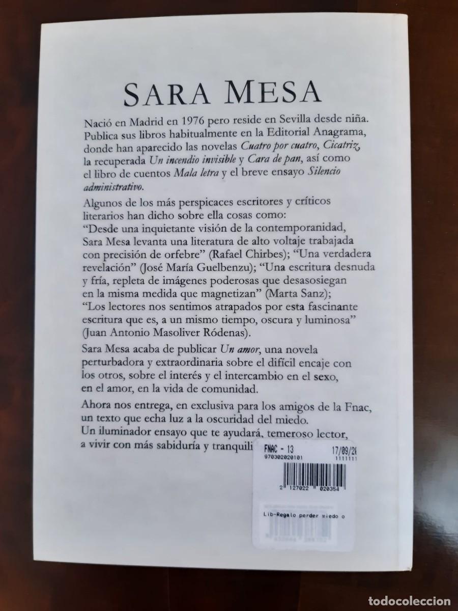 Libros: PERDER EL MIEDO. Sara Mesa - Foto 2