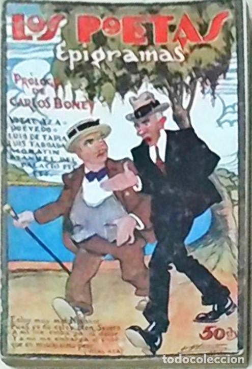 Libros: Los Poetas. Epigramas. Pr&oacute;logo de Carlos Bonet. 21 septiembre 1929. A&ntilde;o II. N&ordm; 59 - AA. VV.: