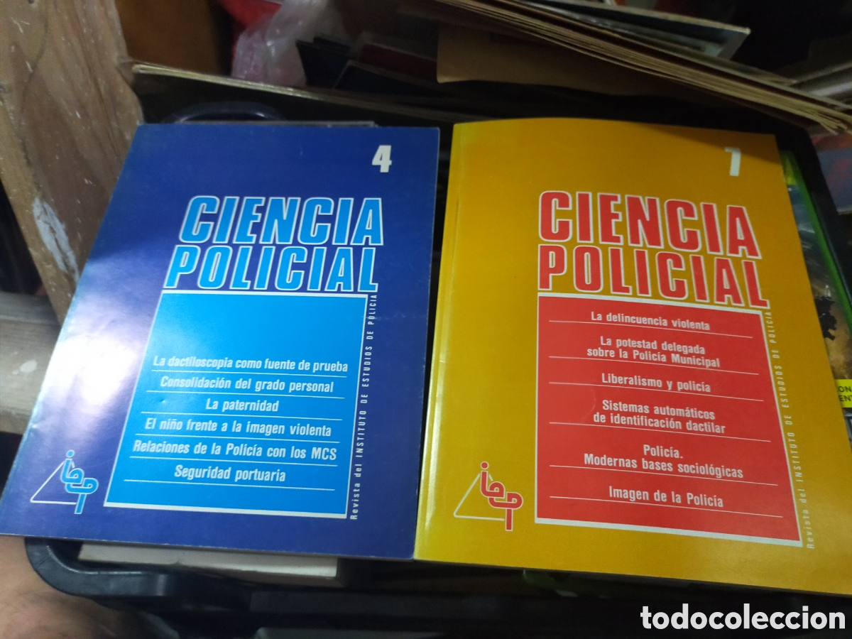 Libros: Lote 2 libros ciencia policial 4 y 7 1989