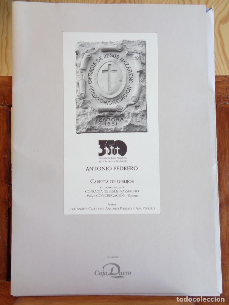 Libros: ANTONIO PEDRERO. CARPETA DE DIBUJOS en homenaje a la COFRAD&Iacute;A DE JES&Uacute;S NAZARENO (Vulgo Congregaci&oacute;n)