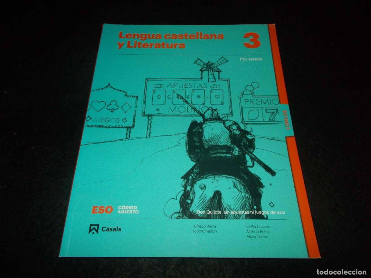 Libros: LENGUA CASTELLANA Y LITERATURA 3 ESO 3&ordm;. Casals 2022. Libro Escolar