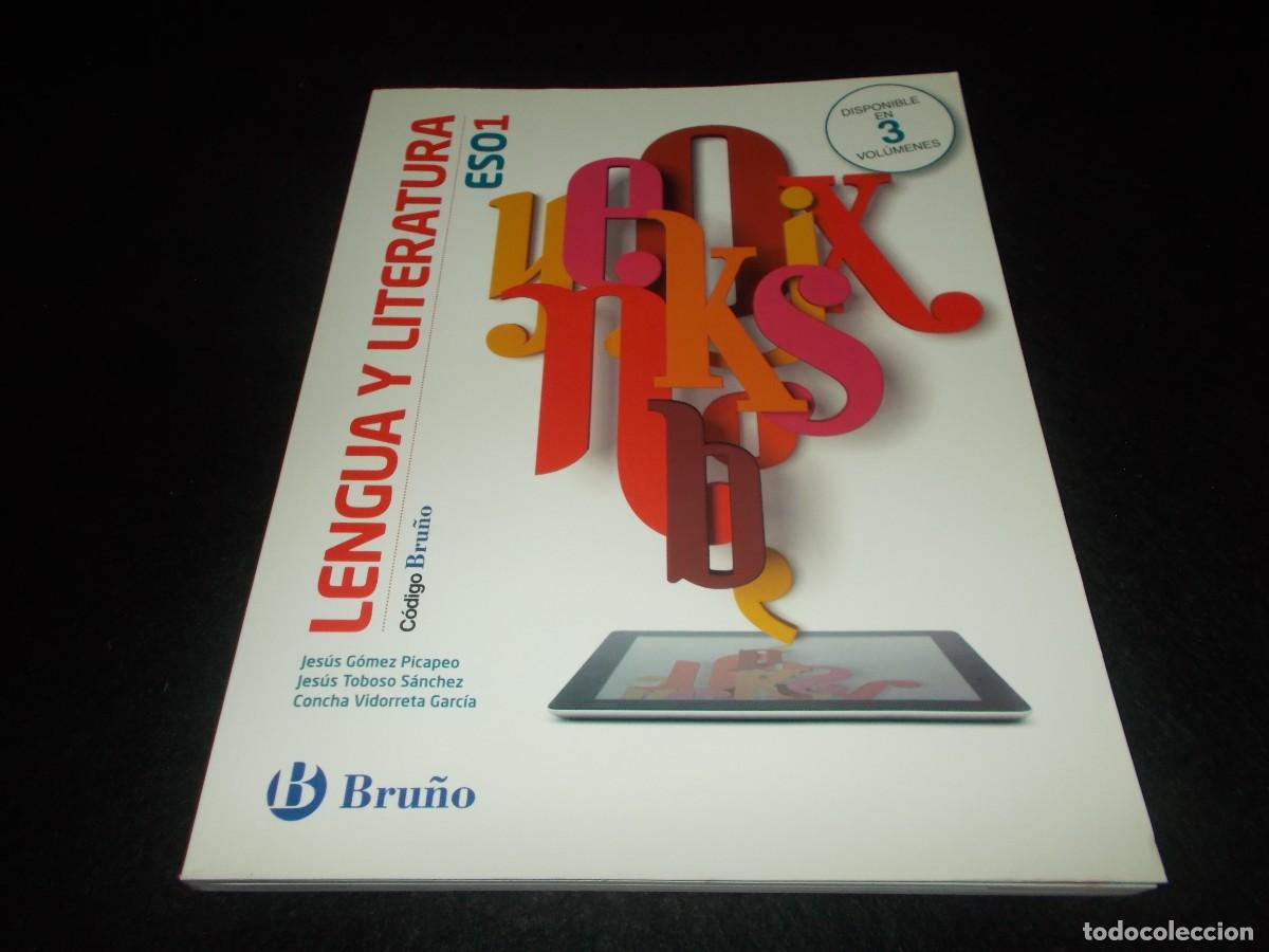 Libros: LENGUA Y LITERATURA 1 ESO 1&ordm;. Bru&ntilde;o 2015. Libro Escolar