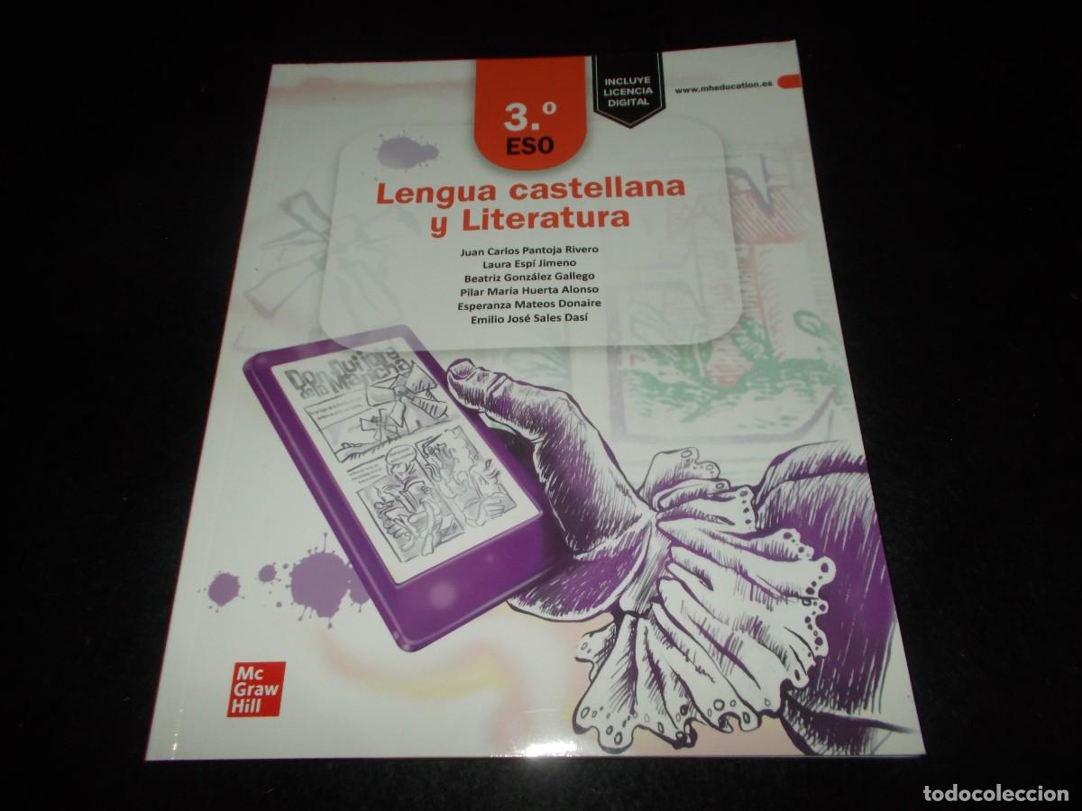 Libros: LENGUA CASTELLANA Y LITERATURA 3 ESO 3&ordm;. McGraw-Hill 2022. Libro Escolar