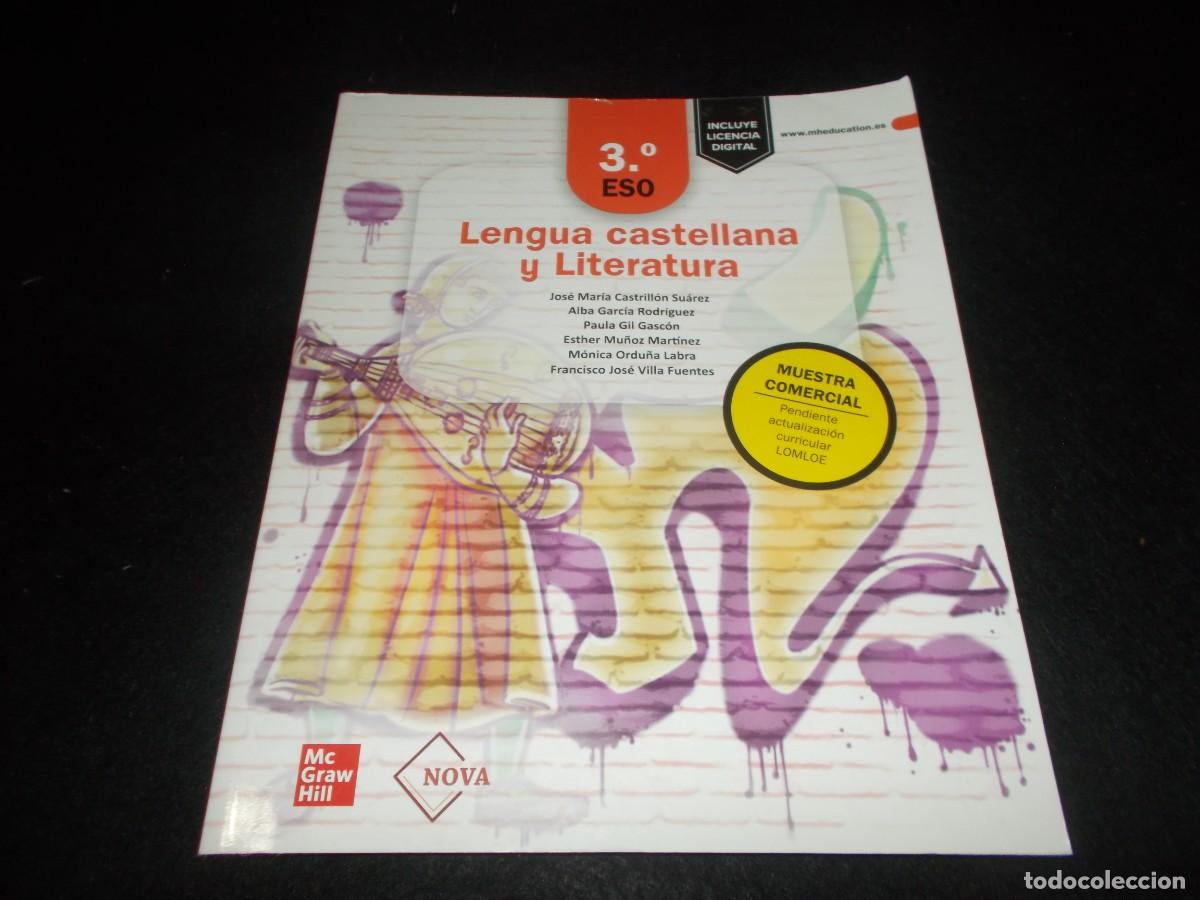Libros: LENGUA CASTELLANA Y LITERATURA 3 ESO 3&ordm;. McGraw-Hill 2022. Libro Escolar