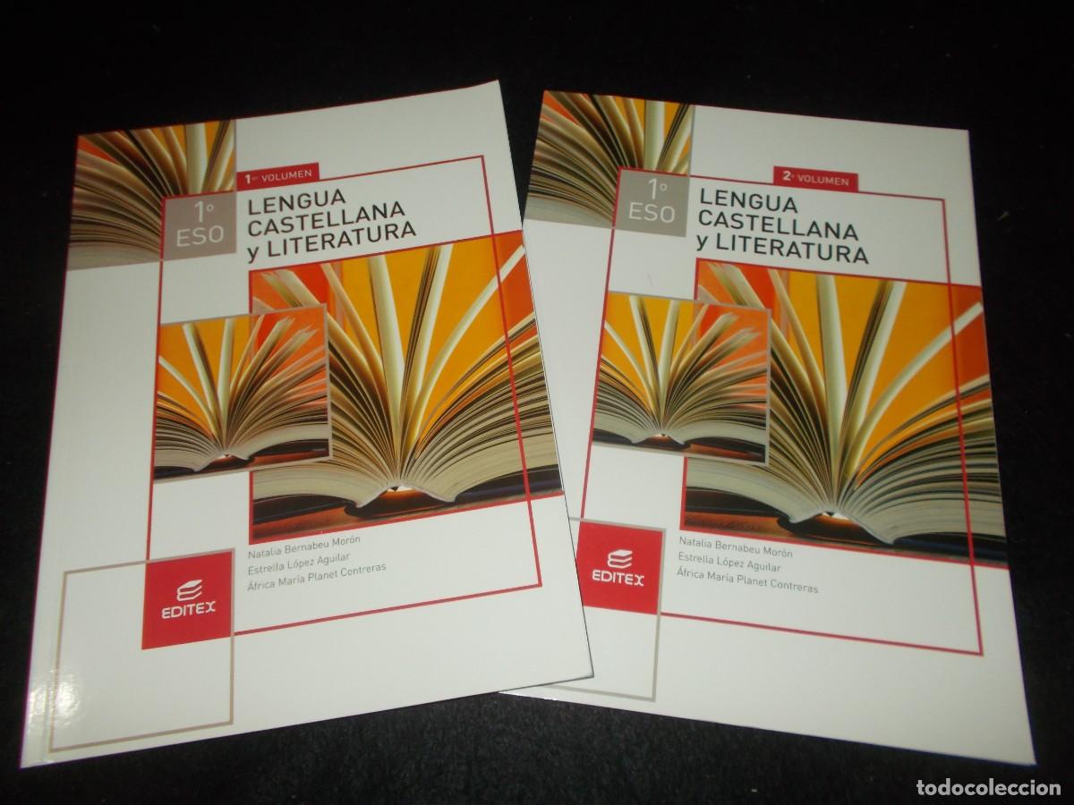 Libros: LENGUA CASTELLANA Y LITERATURA 1 ESO 1&ordm;. Editex 2015. 2 Libro Escolar