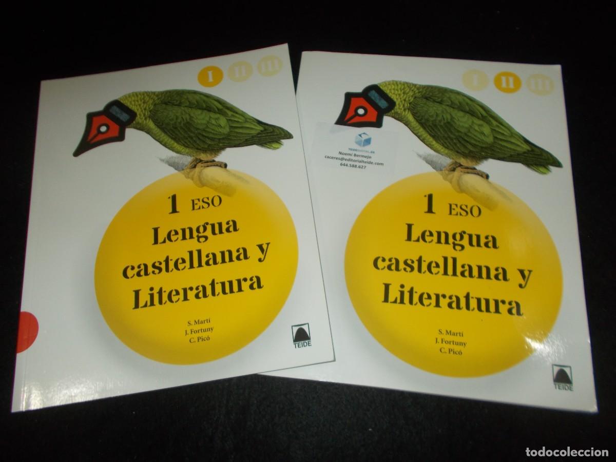 Libros: LENGUA CASTELLANA Y LITERATURA 1 ESO 1&ordm;. Teide 2015. 2 Libro Escolar