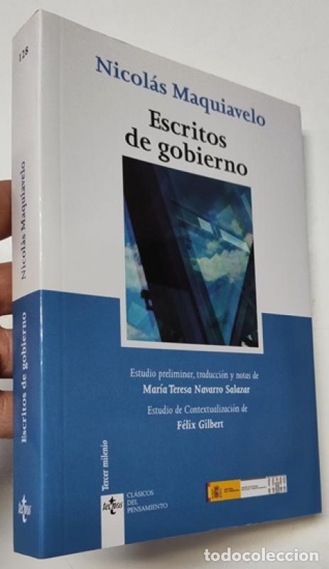 Libros: Escritos de gobierno - Nicol&aacute;s Maquiavelo