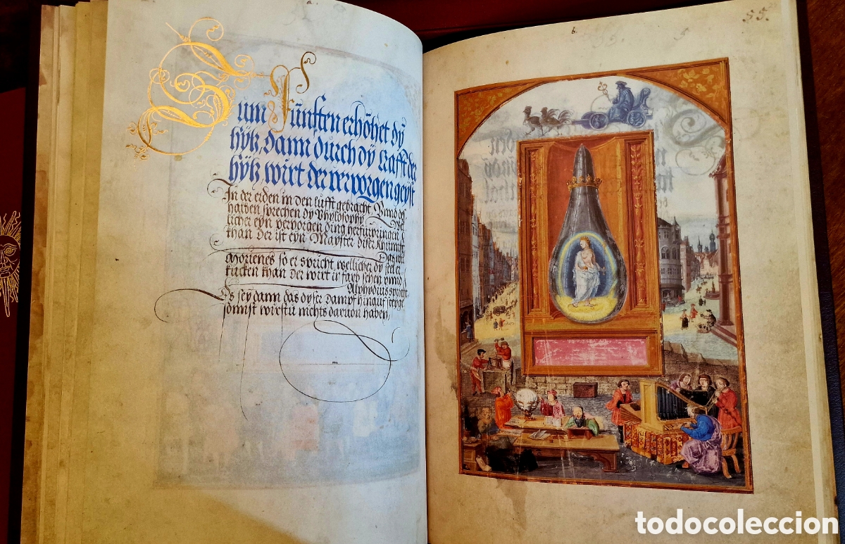 Libros: Splendor Solis - Sonnenglanz. Facsimil de alquimia. Coron Verlag. Con libro de estudios en alem&aacute;n.