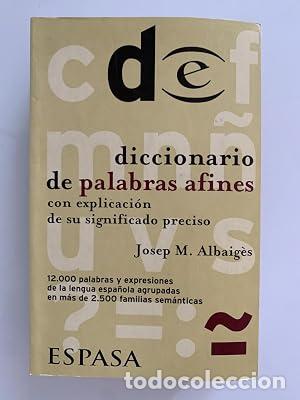 Libros: Diccionario de palabras afines