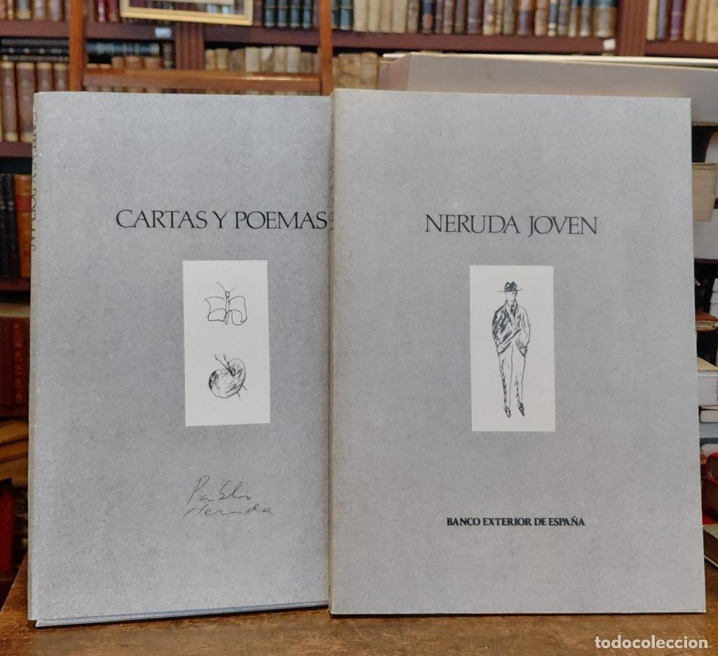 Livros em segunda m&atilde;o: NERUDA JOVEN: CARTAS Y POEMAS DE PABLO NERUDA A ALBERTINA ROSA AZ&Oacute;CAR. Presentaci&oacute;n de Francisco F