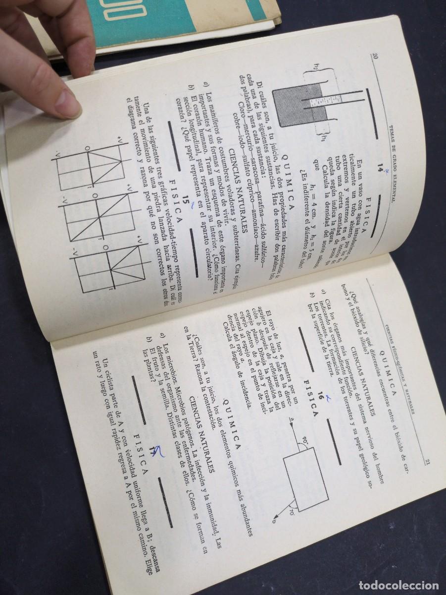 Libros: Temas de grado. Bachillerato. CIENCIAS 1968 - Foto 4