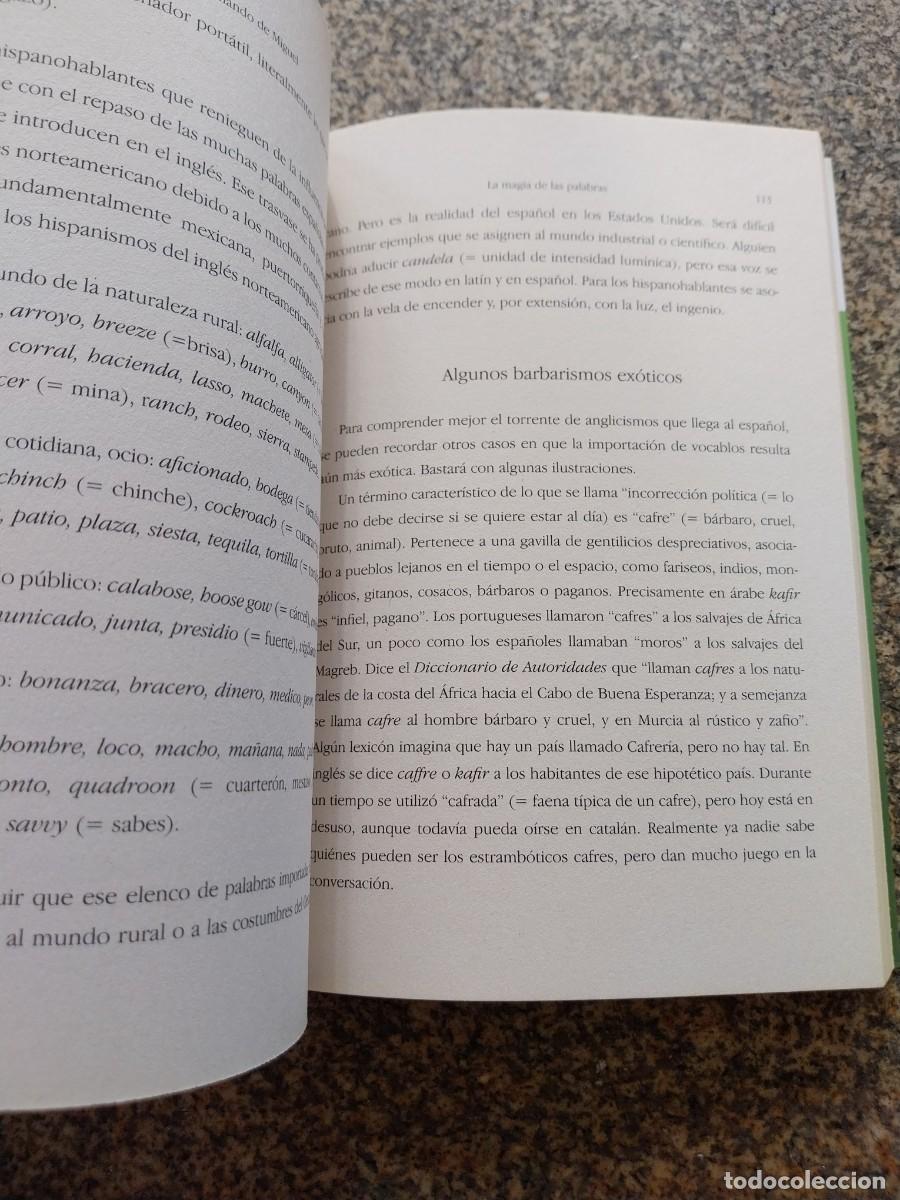 Libros: LA MAGIA DE LAS PALABRAS -- AMANDO DE MIGUEL -- - Foto 2