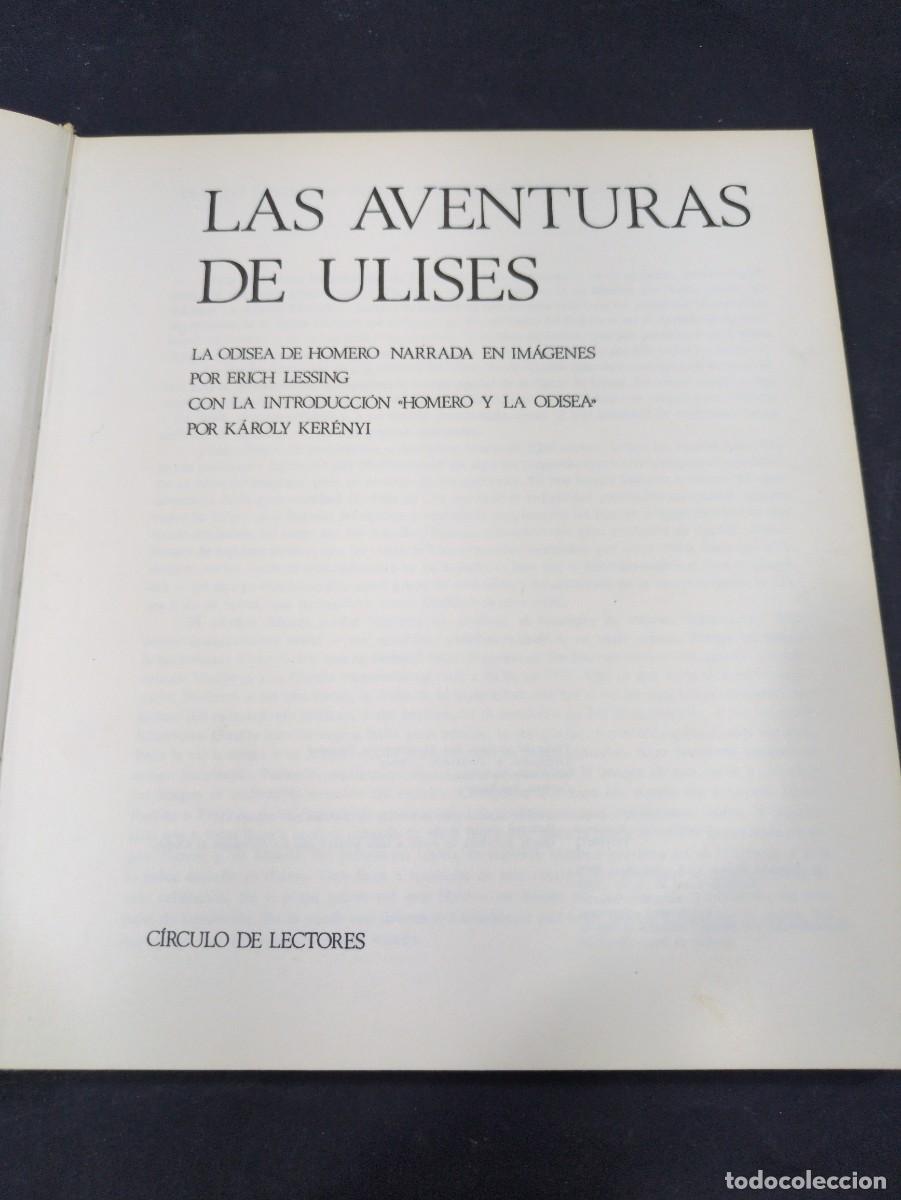 Libros: Las aventuras de Ulises. Editorial Herder S. A., c&iacute;rculo de lectores, 1970 - Foto 2