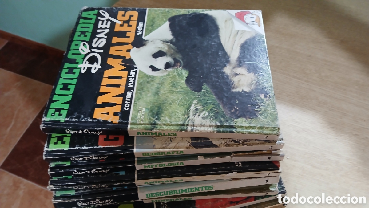 Libros: 9 tos de la enciclopedia disney a&ntilde;os 70