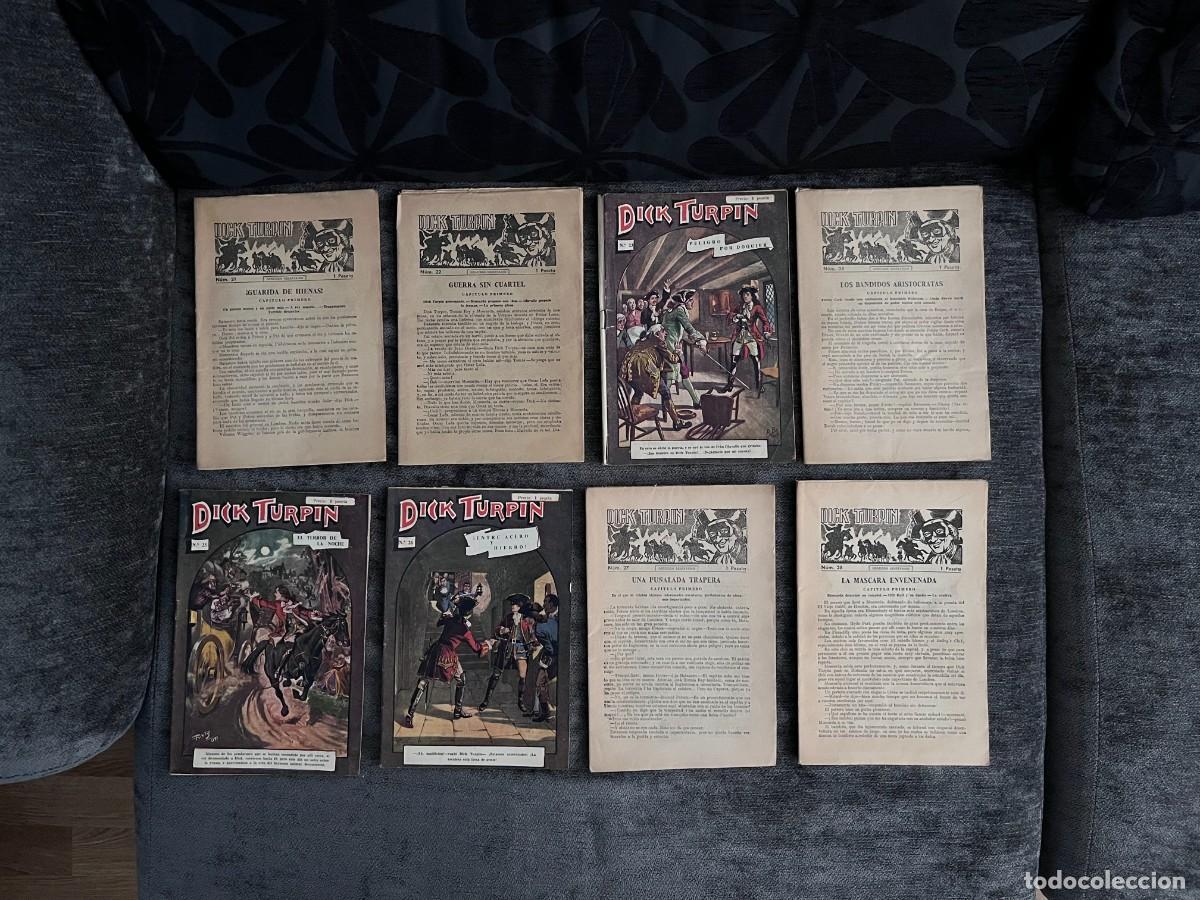 Libros: Dick Turpin (d&eacute;cada 1920). Lote de 32 cuadernillos antiguos (n&uacute;meros 21 al 52)