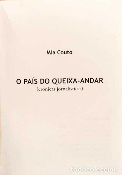 Libros: COUTO. (Mia) - O PA&Iacute;S DO QUEIXA-ANDAR. - Foto 2