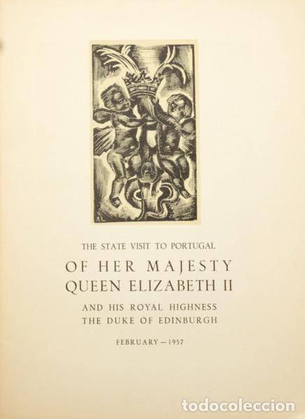 books: MENEZES E VASCONCELOS. (Fl&oacute;rido Teles de) - THE STATE VISIT TO PORTUGAL OF HER MAJESTY QUEEN ELIZABE