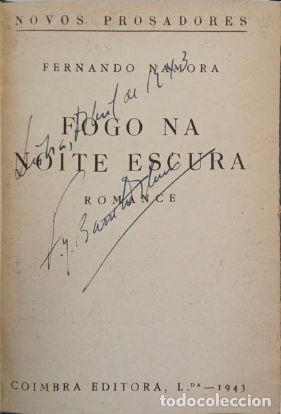 Libros: NAMORA. (Fernando) - FOGO NA NOITE ESCURA.
