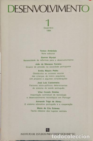 books: DESENVOLVIMENTO, ANO I, N.&ordm; 1, DEZEMBRO 1984.