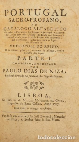 books: DIAS DE NIZA. (Paulo) [Padre Lu&iacute;s Cardoso] - PORTUGAL SACRO-PROFANO,