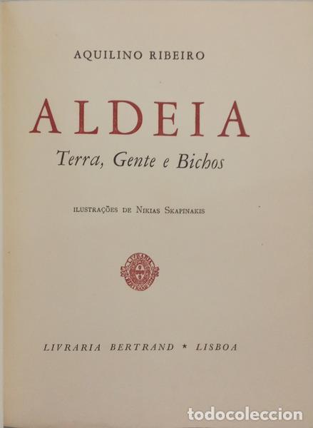 B&uuml;cher: RIBEIRO. (Aquilino) - ALDEIA: TERRA, GENTE E BICHOS. [TIRAGEM ESPECIAL]