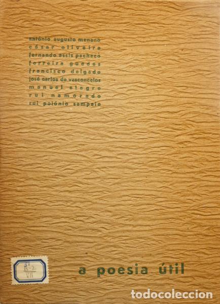 Livres: MENAMO. (Ant&oacute;nio Augusto) e outros. - A POESIA &Uacute;TIL.