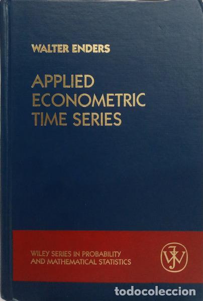 Libros: ENDERS. (Walter) - APPLIED ECONOMETRIC TIME SERIES.