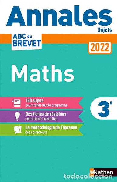 Livros em segunda m&atilde;o: Annales ABC du Brevet 2022 - Maths 3e- 9782091572642