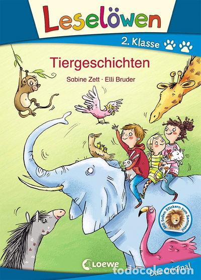 Libros: Lesel&ouml;wen 2. Klasse - Tiergeschichten- 9783743202382