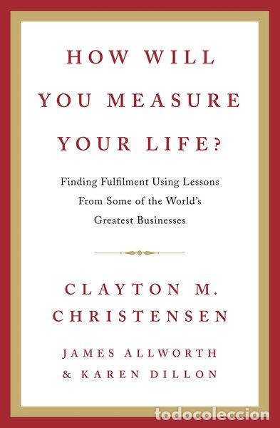 books: How Will You Measure Your Life?- 9780007449156