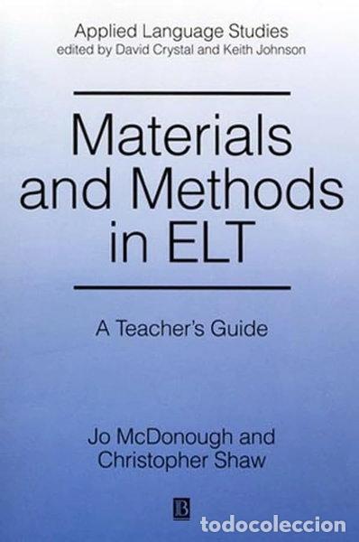 Libri di seconda mano: Materials and Methods in ELT- 9780631180036