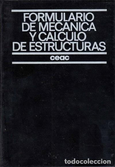 Libros: Formulario de mec&aacute;nica y c&aacute;lculo de estructuras- 9788432935046