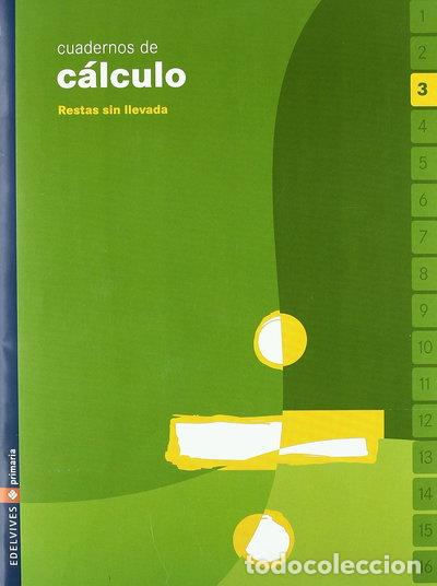 books: Cuaderno 3 de c&aacute;lculo (Restas sin llevada)- 9788426358592