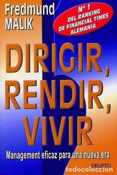 books: Dirigir, rendir, vivir- 9788423420094