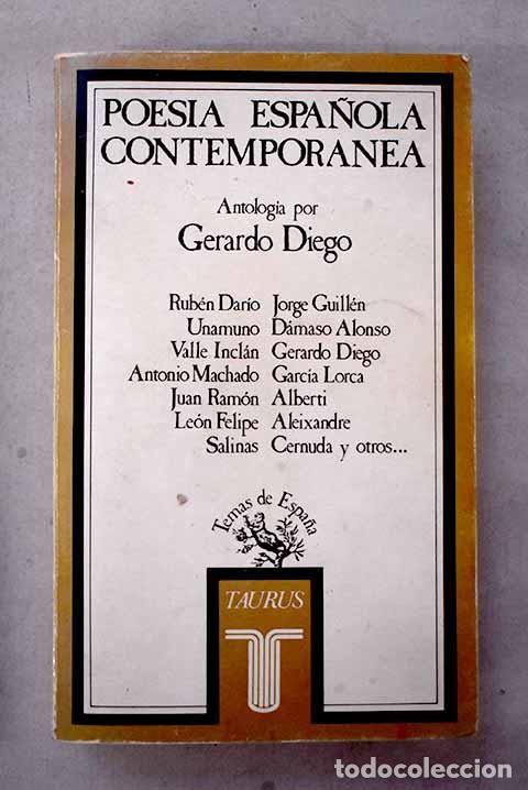 Libros: Poes&iacute;a espa&ntilde;ola contempor&aacute;nea: (1901-1934)