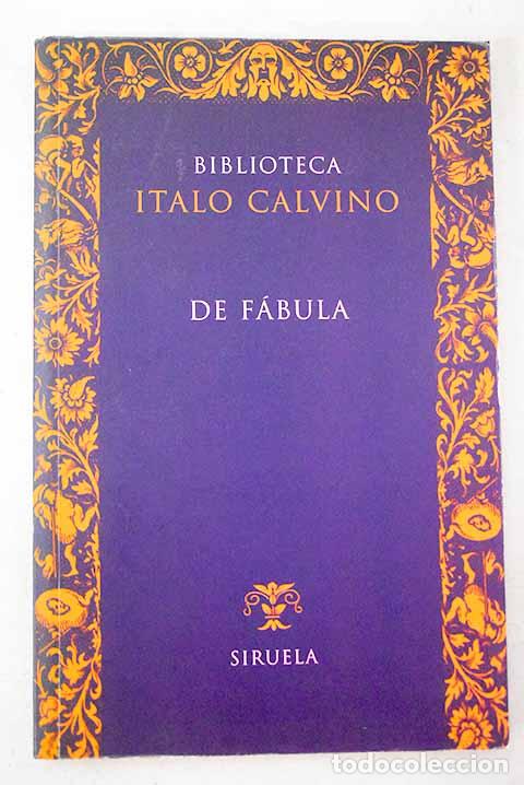 Libros: De f&aacute;bula: Calvino, Italo.- Calvino, Italo