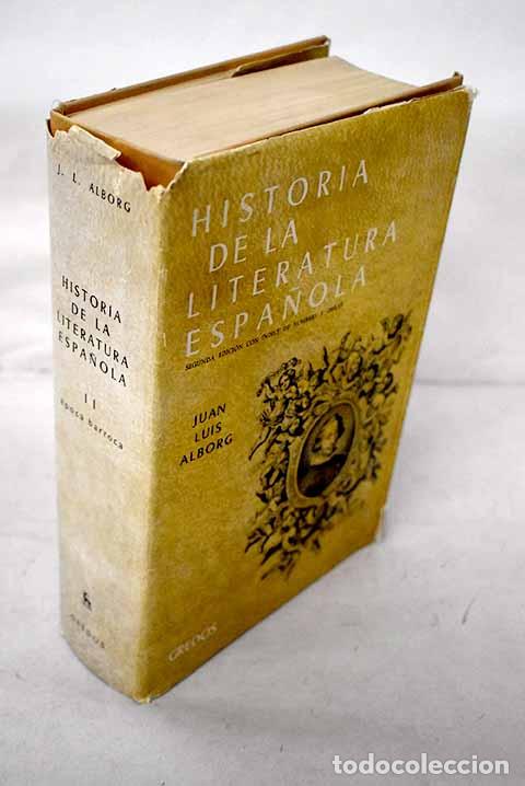 Libros: Historia de la literatura espa&ntilde;ola, 2. &Eacute;poca barroca.- Alborg, Juan Luis