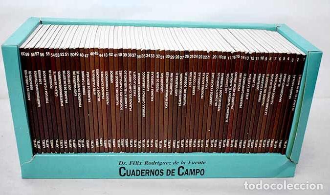 Livres: Cuadernos de campo. Colecci&oacute;n completa.- Rodr&iacute;guez de la Fuente, F&eacute;lix