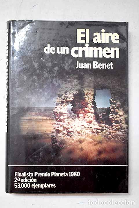 Libros: El aire de un crimen.- Benet, Juan