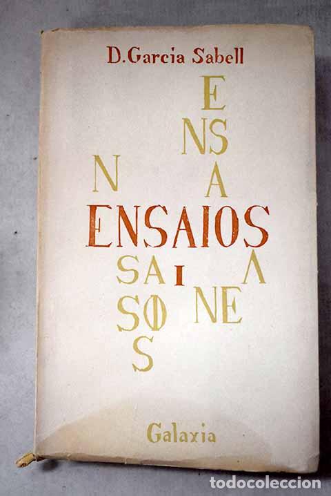 B&uuml;cher: Ensaios, Tomo I: Garc&iacute;a-Sabell, Domingo.- Garc&iacute;a-Sabell, Domingo