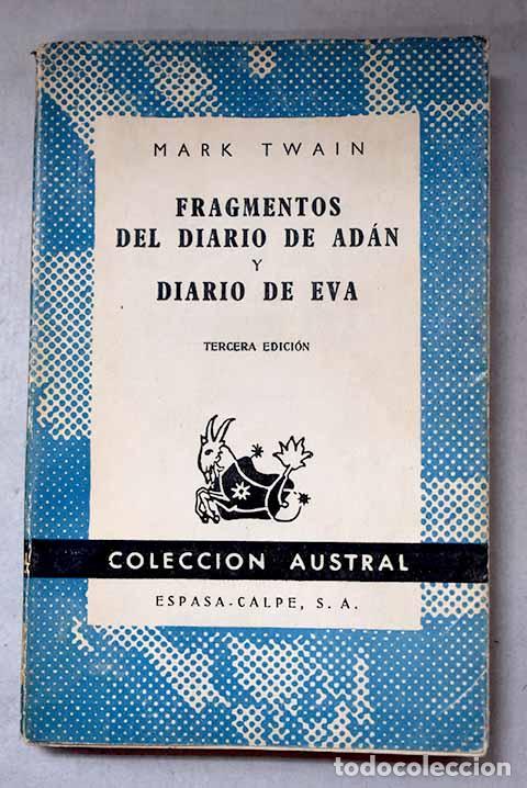 B&uuml;cher: Fragmentos del diario de Ad&aacute;n: y Diario de Eva.- Twain, Mark