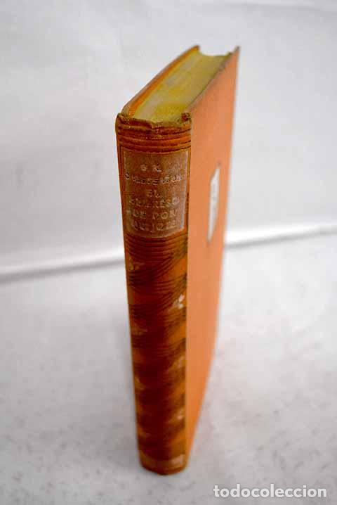 Libros: El regreso de Don Quijote.- Chesterton, G. K.