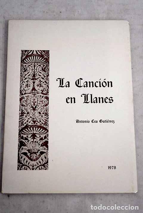 Libros: La canci&oacute;n en Llanes