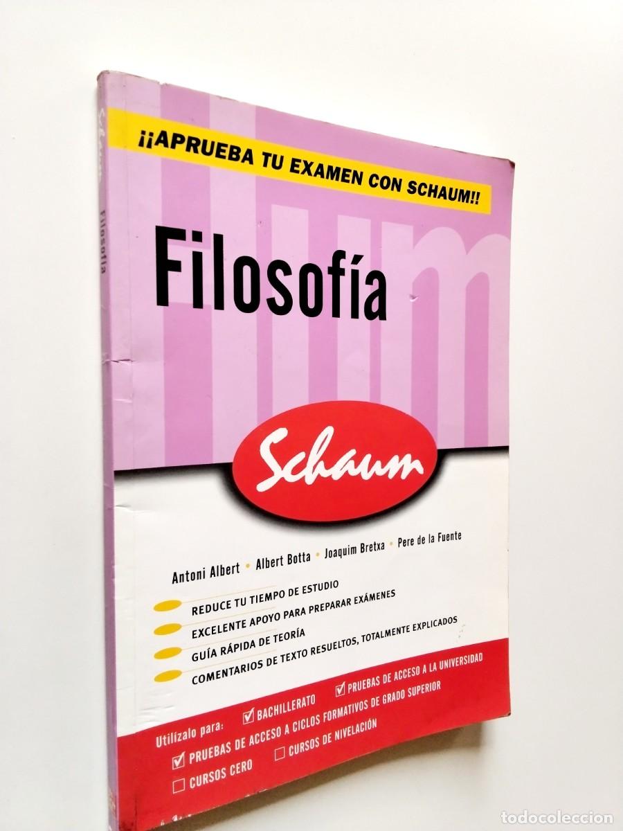 Livres: VV. AA. - Filosof&iacute;a Schaum Serie Bachillerato