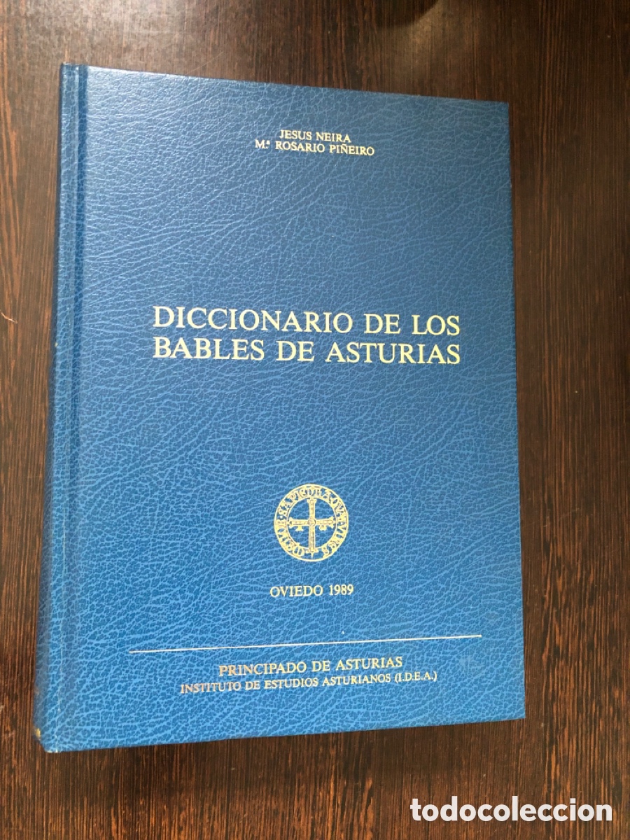 Libros: DICCIONARIO DE LOS BABLES DE ASTURIAS 1989 JESUS NEIRA MARIA ROSARIO PI&Ntilde;EIRO