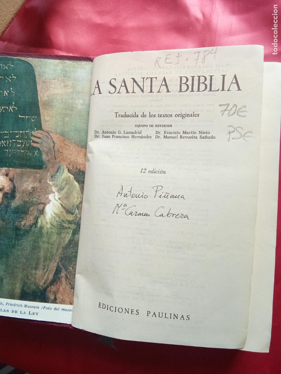 Libros: La Santa Biblia REI.807 - Foto 2