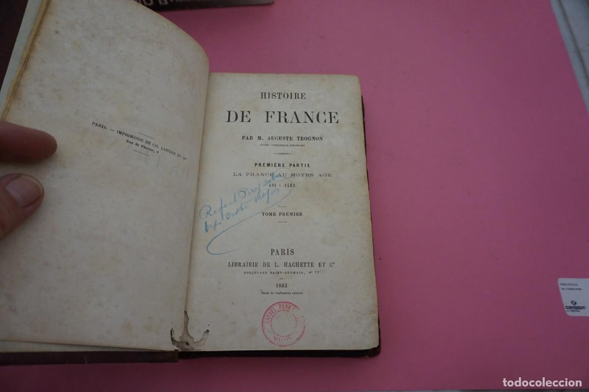 Libros: 9C/ HISTOIRE DE FRANCE - M. AUGUSTE TROGNON - TOMO PREMIER - 1863