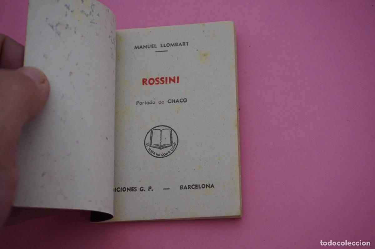 Libros: 18B/ ROSSINI - M. LLOMBART / EDICIONES G.P. - Foto 3