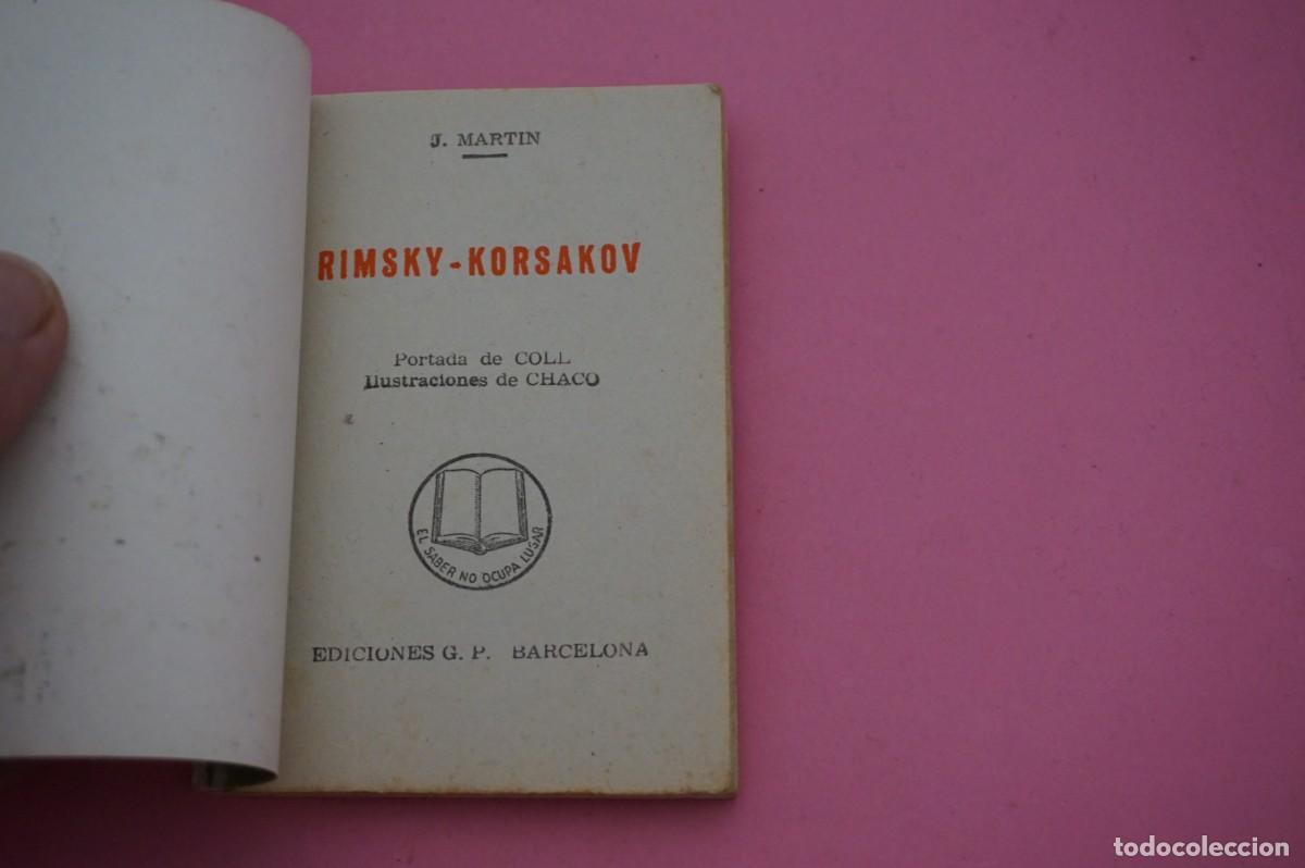 Libros: 18B/ RIMSKY KORSAKOV - J. MARIN / EDICIONES G.P. - Foto 2