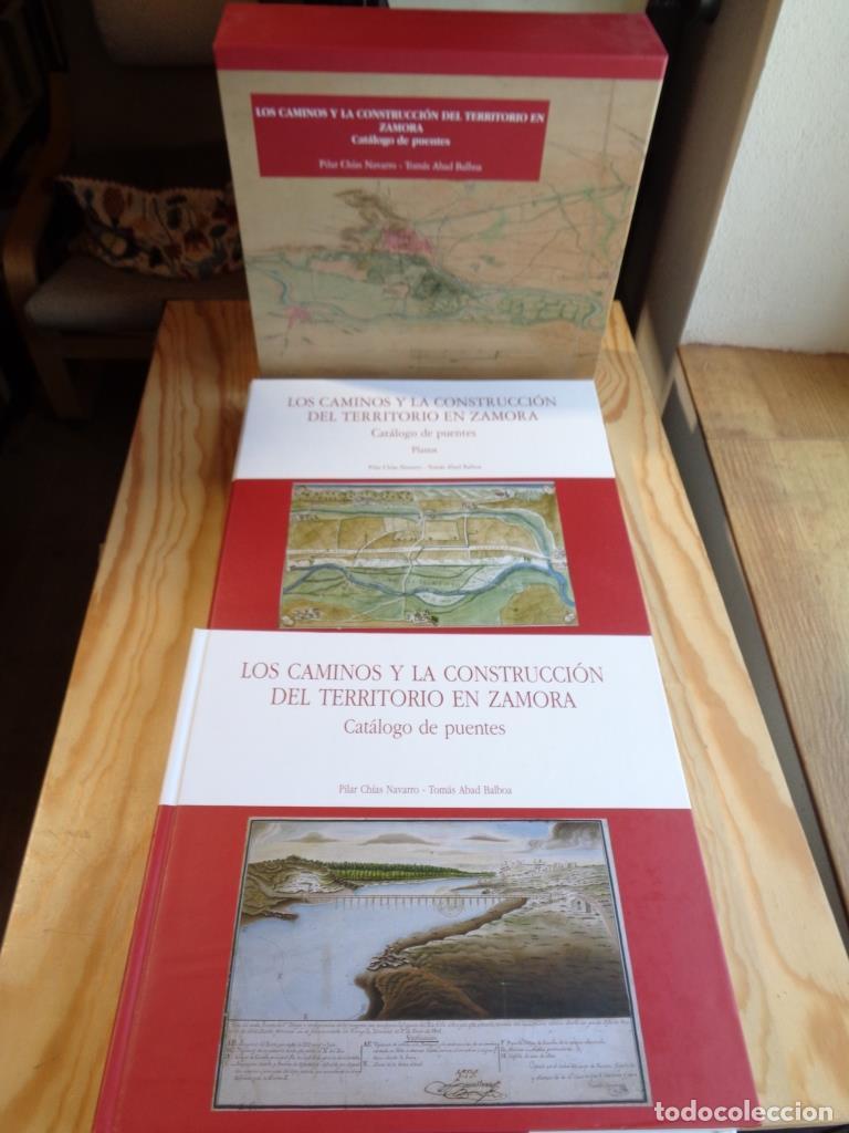 Livros em segunda m&atilde;o: LOS CAMINOS Y LA CONSTRUCCI&Oacute;N DEL TERRITORIO EN ZAMORA. Cat&aacute;logo de Puentes. (2 Tomos). - PILAR CH&Iacute;A